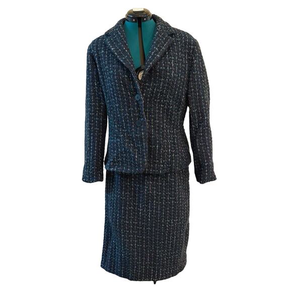 Lafayette 148 New York Other - Lafayette 148 Women's Virgin Wool Set 3 Button Blazer Jacket Skirt Size 14/16